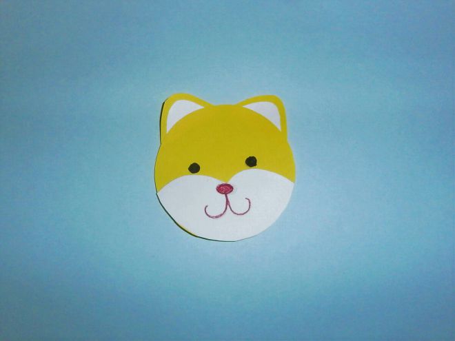 нарисуем глаза, нос и рот