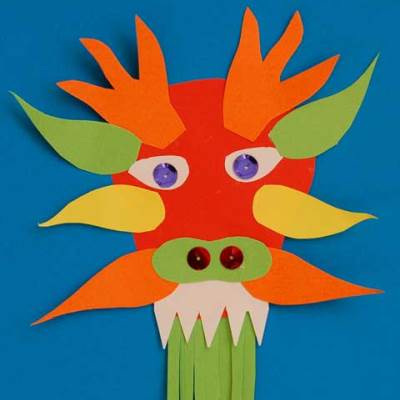 как сделать дракона из бумаги 36