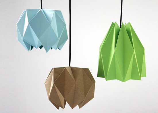 Поделки оригами абажур из бумаги