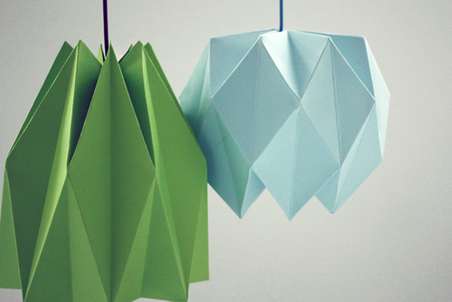 как сделать оригами абажур на лампу
