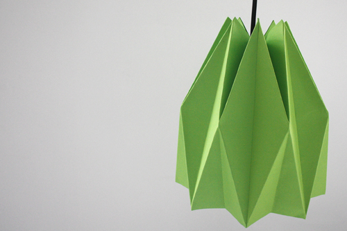 оригами украшения в интерьер