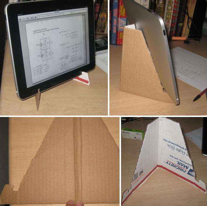 Подставка для планшета своими руками - просто и быстро из картона и других материалов