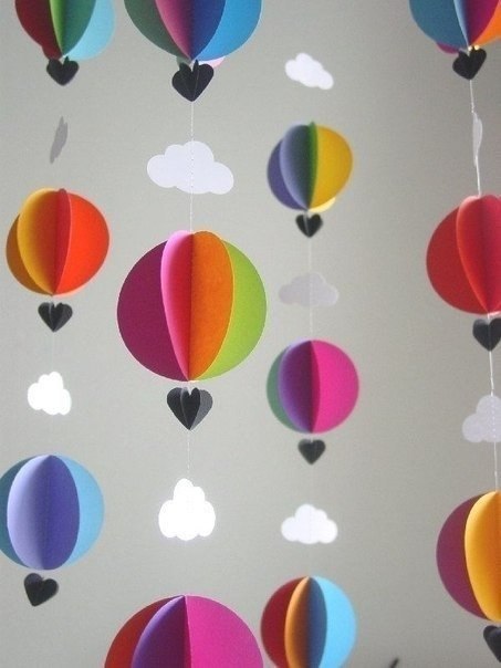 Бумажные воздушные шары