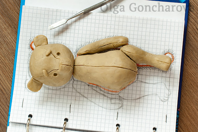  Мастер-класс Ольги Гончаровой: Выкройка мишки тедди с нуля / How to make a teddy bear pattern from scratch Olga Goncgarova