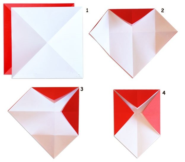 Оригами: мухоморы 