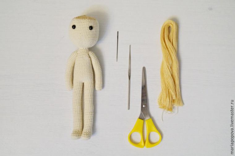 вязание крючком, кукла ручной работы