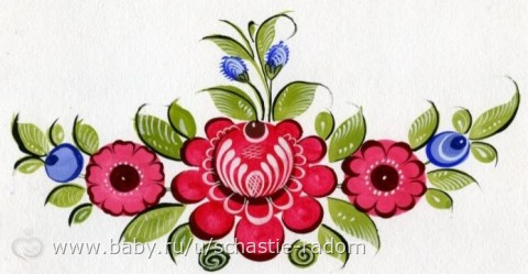 Городецкая роспись