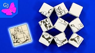 Оригами из бумаги ❤️ Волшебные Движущиеся Кубики