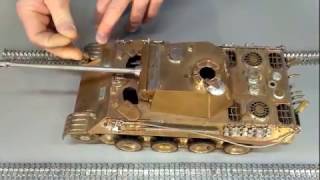 Макет танка из металла. Принимаем заказы. Scale model tank Panther Ausf A. Full metal. Scale1\22.