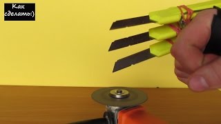 DIY Когти Росомахи. Как сделать автоматические когти с настоящими ножами