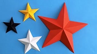 Как сделать звезду из бумаги Оригами звезда из бумаги Origami star