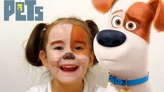 Аквагрим для начинающих Собака для детей