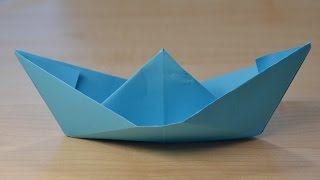Кораблик оригами из бумаги своими рукам. Обучающее видео для детей. DIY Origami Ship