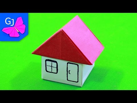 Origami house 3D