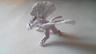 Оригами грифон. Орел и лев вместе (Origami Gryphon)