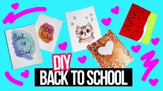 BACK TO SCHOOL 2017 / DIY / ТЕТРАДИ СВОИМИ РУКАМИ