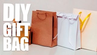 DIY ПОДАРОЧНЫЙ ПАКЕТ ИЗ БУМАГИ СВОИМИ РУКАМИ PAPER BAG