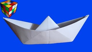 Кораблик из бумаги. Как сделать кораблик оригами из бумаги! Поделка от Детский Мир