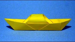 Как сделать лодку из бумаги Оригами лодка