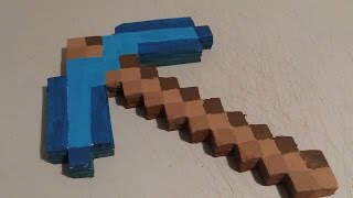 как сделать кирку из minecraft своими руками