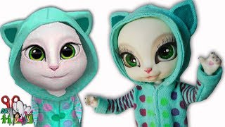 ГОВОРЯЩАЯ АНДЖЕЛА ❤️ КУКЛА-КОШКА/ПИЖАМА/ООАК/часть 7/My Talking Angela/Muza Rukodeliya 🌺