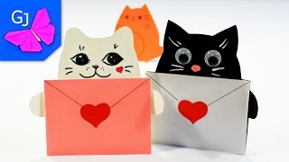 DIY Kawaii Открытки Котики