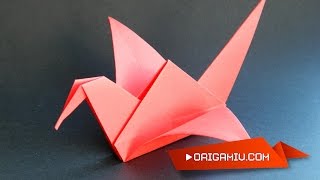 Paper shadoof - Origami - Журавлик из бумаги