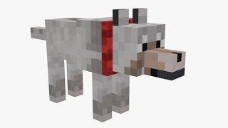 Minecraft. Волк-собака своими руками.