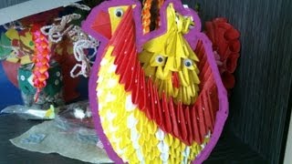 СИМВОЛ 2017 | Курочка и Цыплёнок Из Модулей | Модульное Оригами
