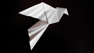 Голубь оригами, origami dove