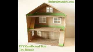 Как сделать ДОМ и МЕБЕЛЬ из картона How to make a HOUSE and FURNITURE from cardboard