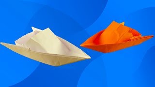 Origami Boat. Как сделать оригами КАТЕР из БУМАГИ А4 своими руками. Оригами из бумаги