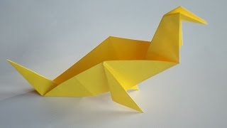 оригами для детей тюлень, как сделать оригами тюлень, оригами тюлень // origami for kids seal