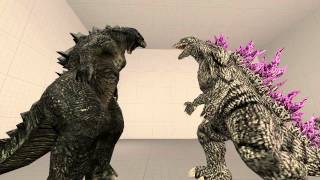 [SFM]Godzilla and Godzilla 2014