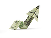 Оригами стрелка из стодолларовых банкнот | Фото