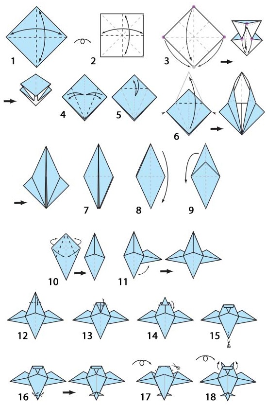 Оригами для учителя из бумаги