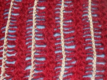 Легкий способ ажурного декора при вязании спицами. Вязание спицами.