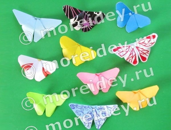 Бабочка оригами инструкция