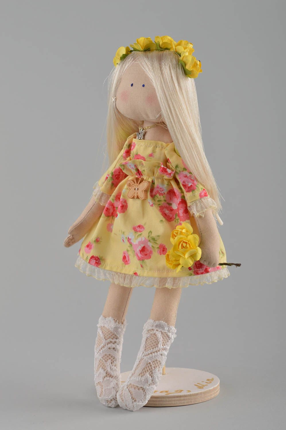 Кукольное платье в стиле кантри