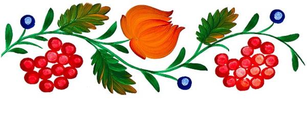 Урок петриківського розпису: крок 5