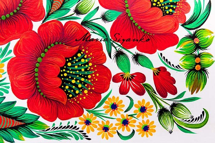 Возникновение петриковской росписи