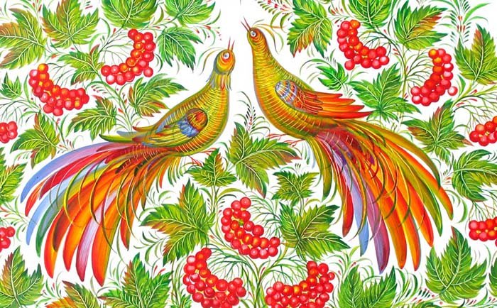 Петриковская роспись рисунок