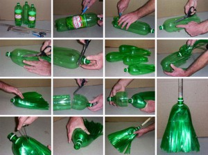 Применение пластиковых бутылок