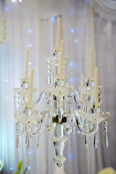 Свадебные свечи — стоковое фото