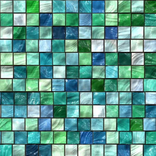 Зеленая мозаика текстуры — стоковое фото