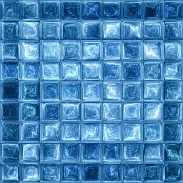 Синяя стеклянная мозаика — стоковое фото