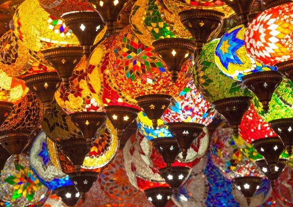 Традиционный арабский лампы фон — стоковое фото