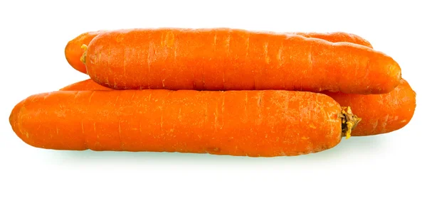 Морковь, изолированные на белом фоне — стоковое фото