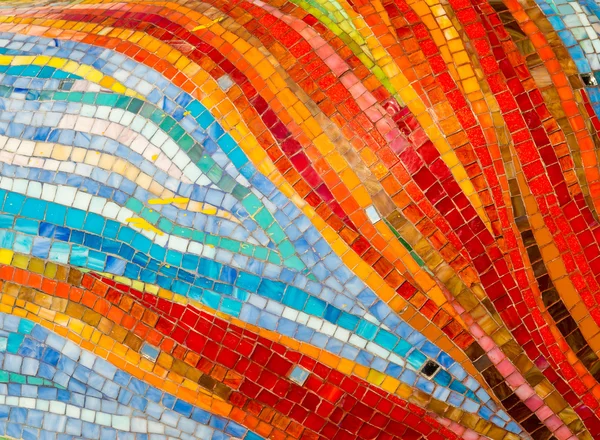 Красочные стеклянная мозаика — стоковое фото