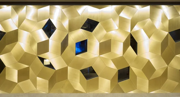 Золотая мозаика интерьера — стоковое фото